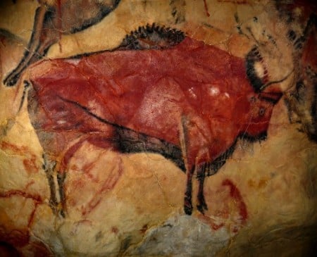 Bisonte pintado en Altamira