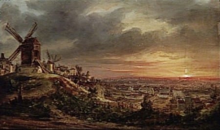 Vista de Montmartre (siglo XVIII)
