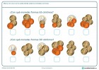 Ficha de interpretar monedas en la que hay que marcar la opción que represente la cantidad de dinero indicado.
