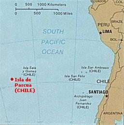 Los Moais de la isla de Pascua