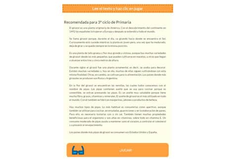 Paso 1: imprescindible leer el texto