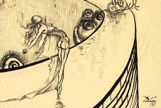 Boceto para la película Destino - Salvador Dalí