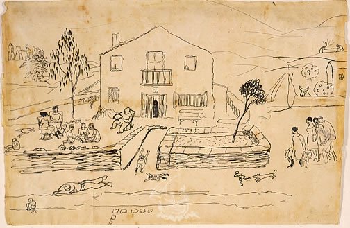 Dibujo de Salvador Dalí