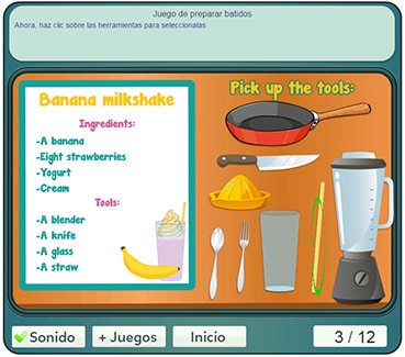 Divertido juego de cocinar batidos