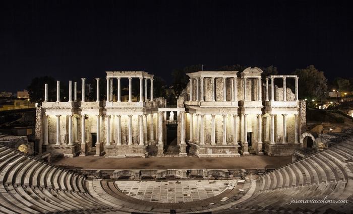 Teatro romano de Mérida - Acueducto de Segovia