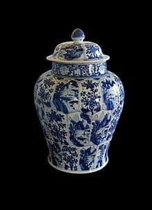 Jarrón del siglo XVII fabricado en Delft - La joven de la perla