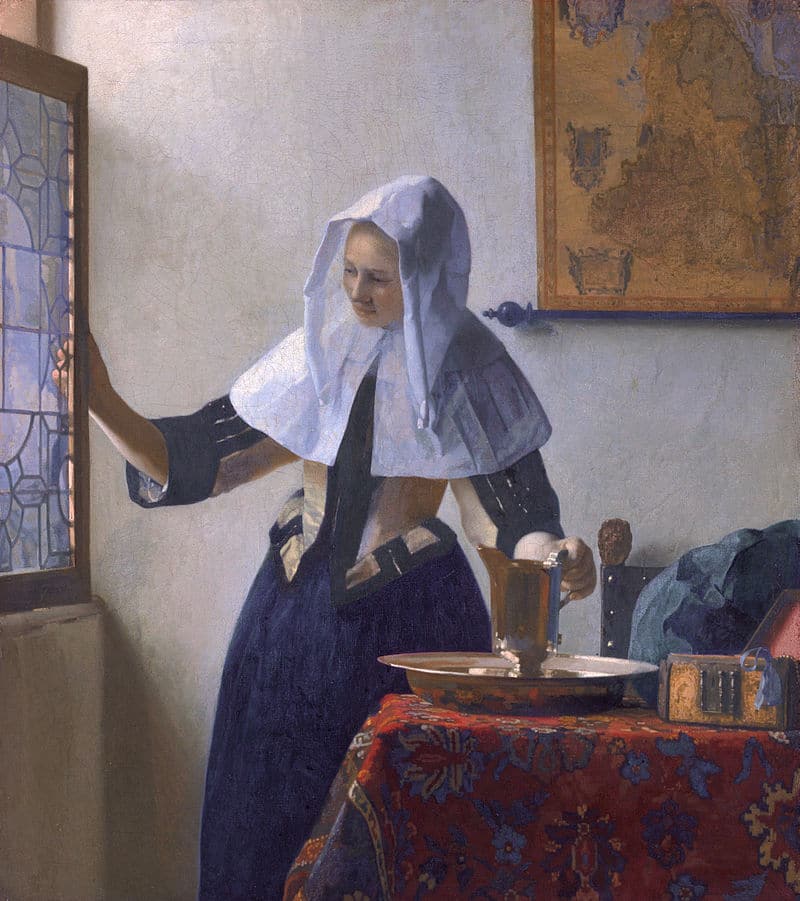 Mujer con aguamanil - Vermeer - La joven de la perla