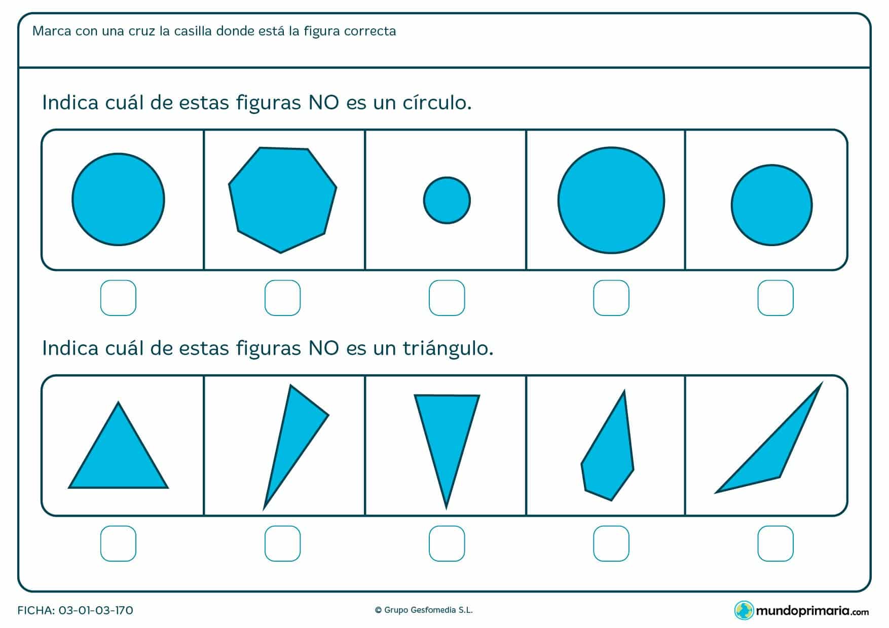 Ficha de estructuras para niños de 6 años. Ayuda para los deberes en niños