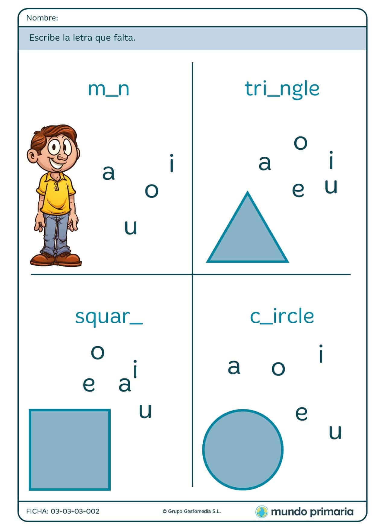 Exercise spelling english