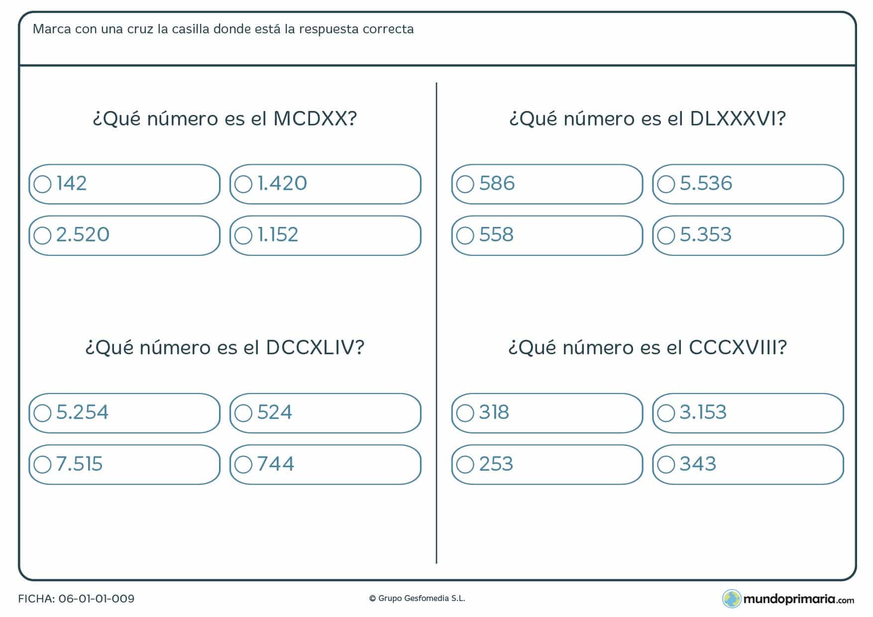Que Son Los Numeros Romanos Para Niños De Primaria