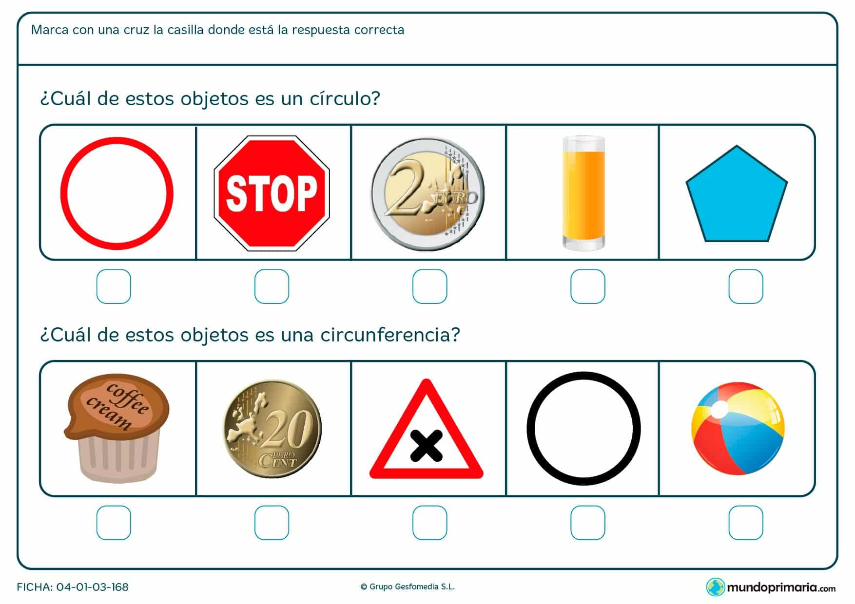Geometría ejercicios segundo primaria