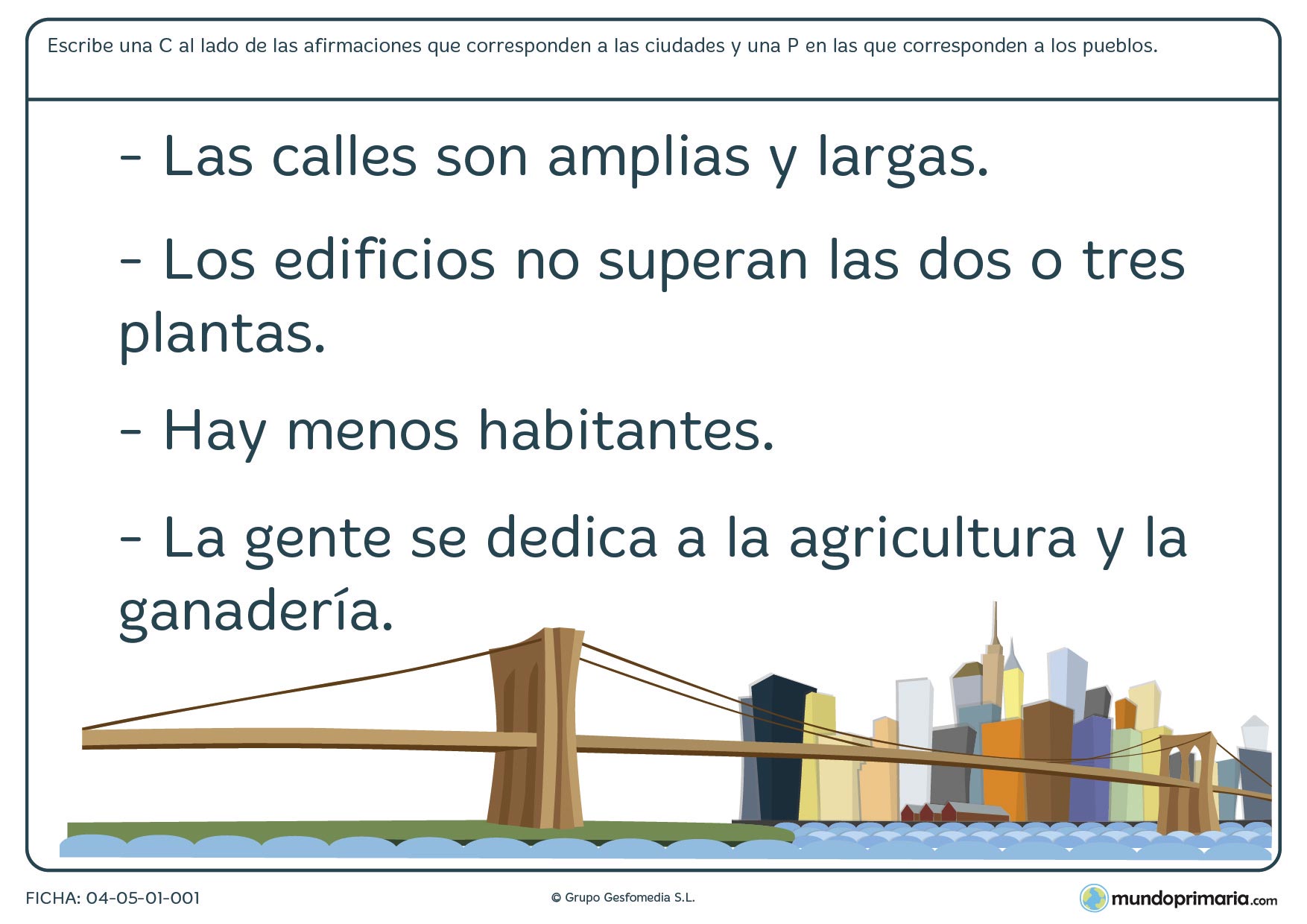 Ciencias sociales ejercicios