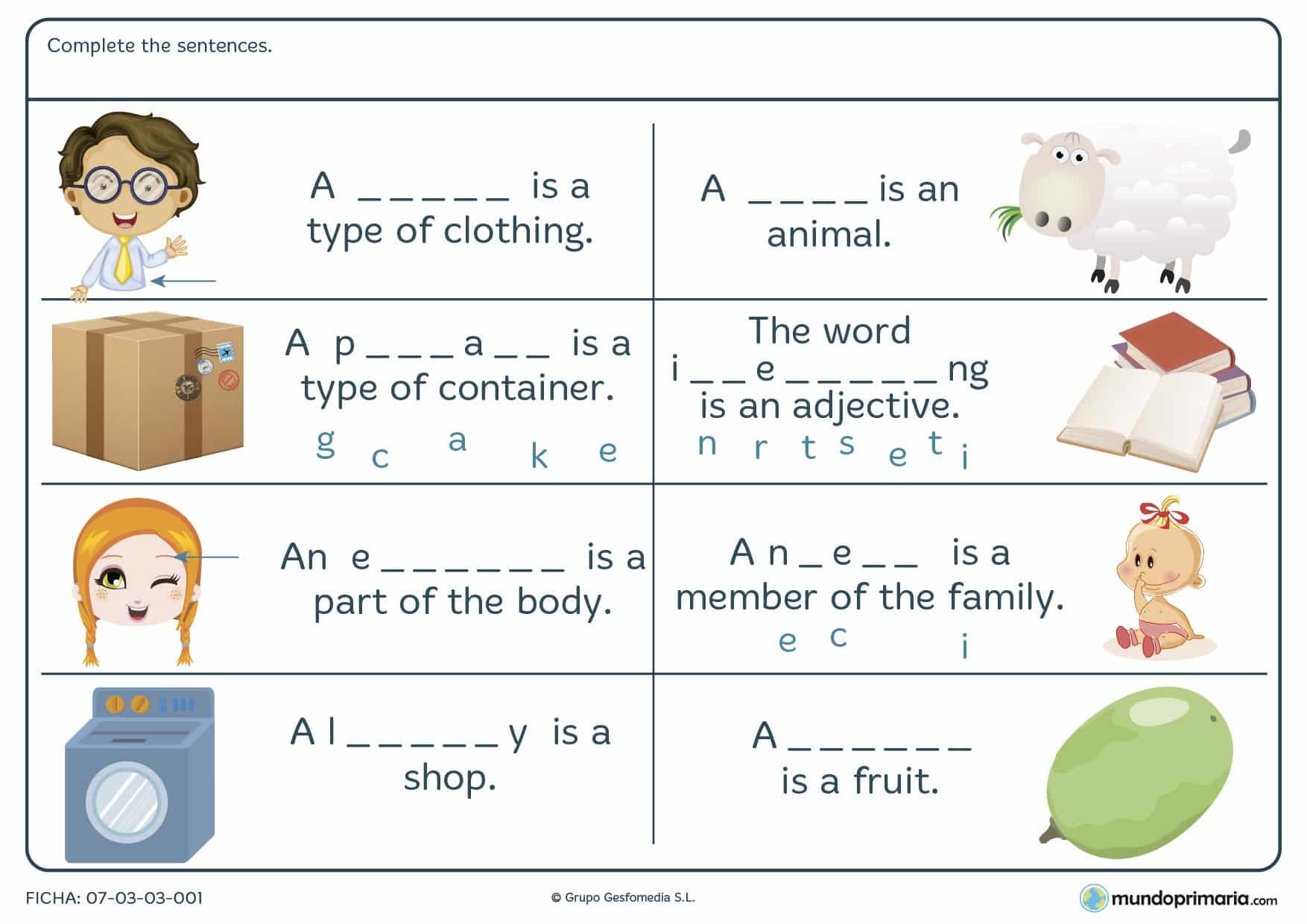 spelling practice english