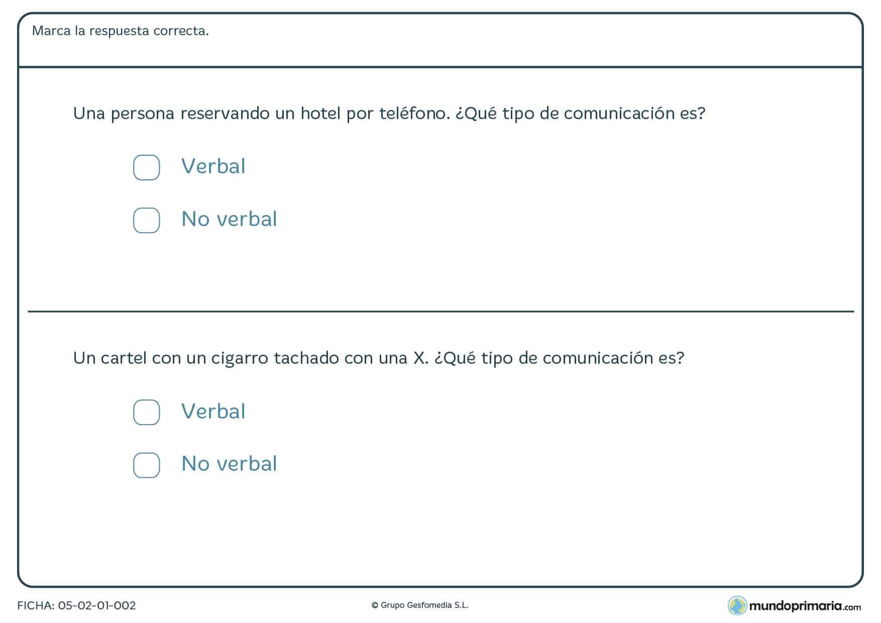 Ejercicios gramática lengua tercero primaria
