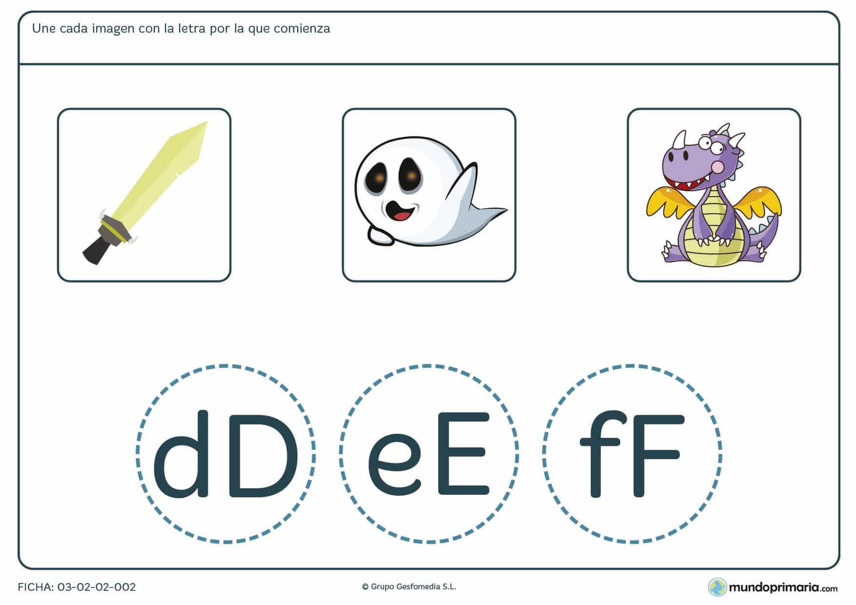 Ficha para desarrollar en los niños de primaria la capacidad de la escritura con ejercicios prácticos sobre las palabras