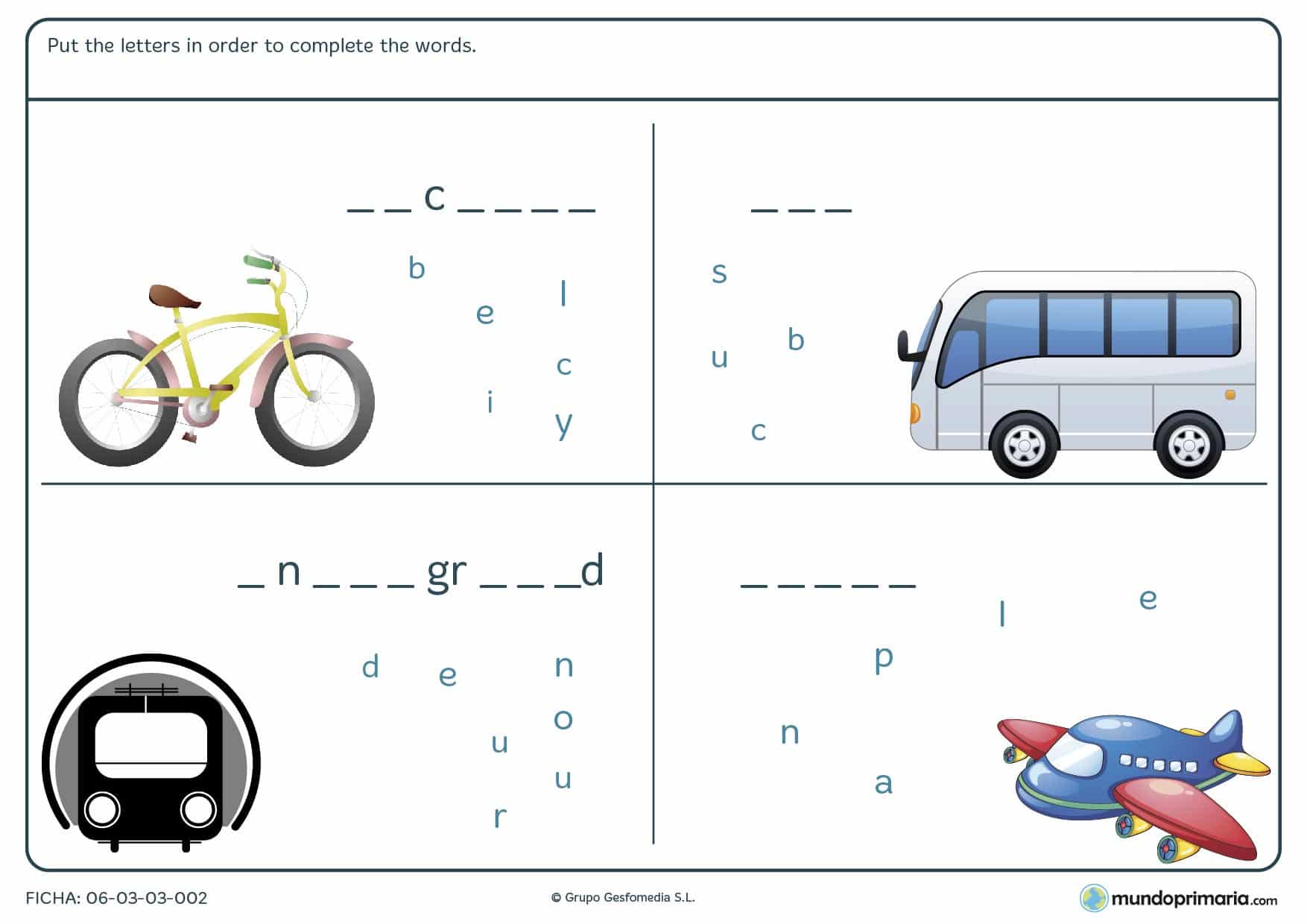 English spelling practice