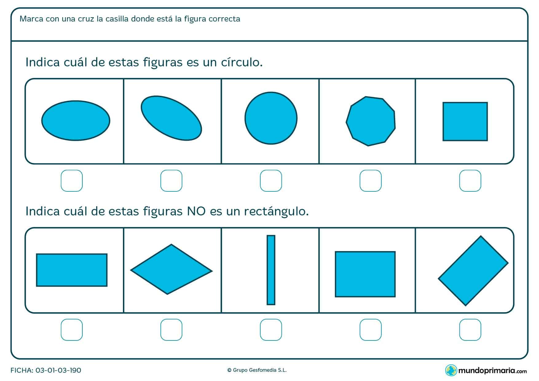 Ficha de rectángulos para poder comprender conceptos de primaria mediante actividades