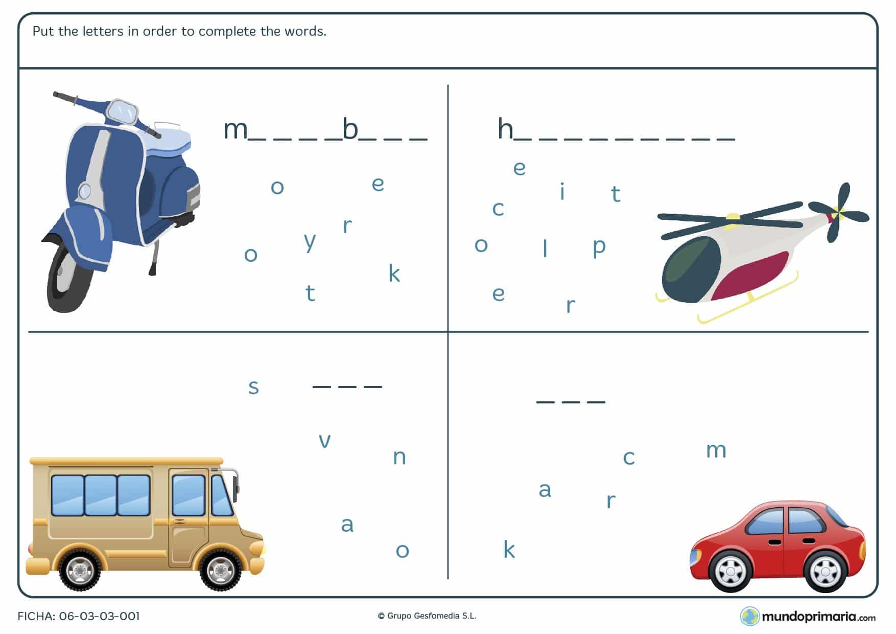 English practice spelling