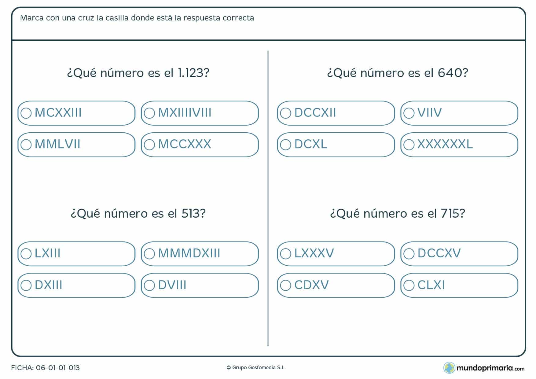 Conversión de números romanos