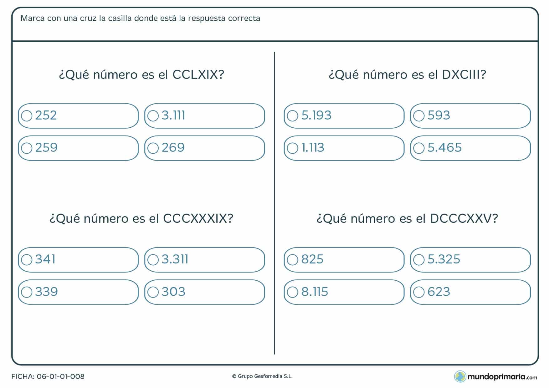 Aprender a pasar números a números romanos