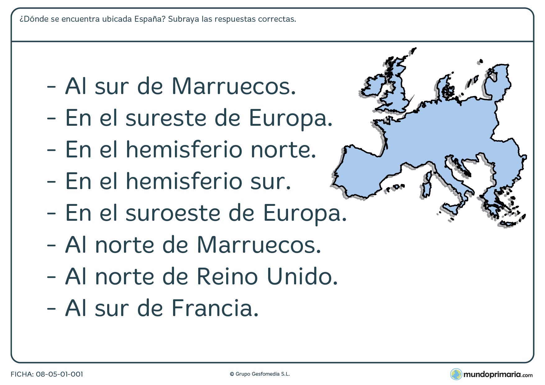 sociales 6 primaria ejercicios ciencias