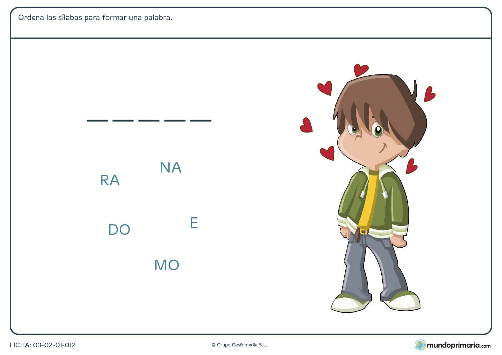 Gramática lengua ejercicios primero primaria