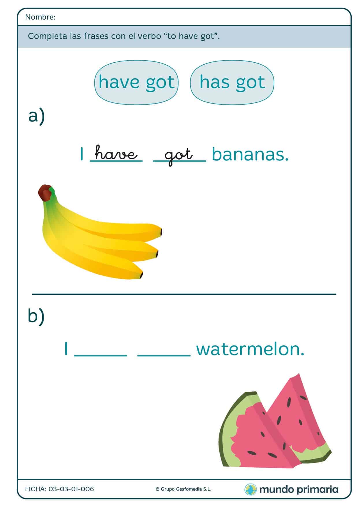 English exercise grammar