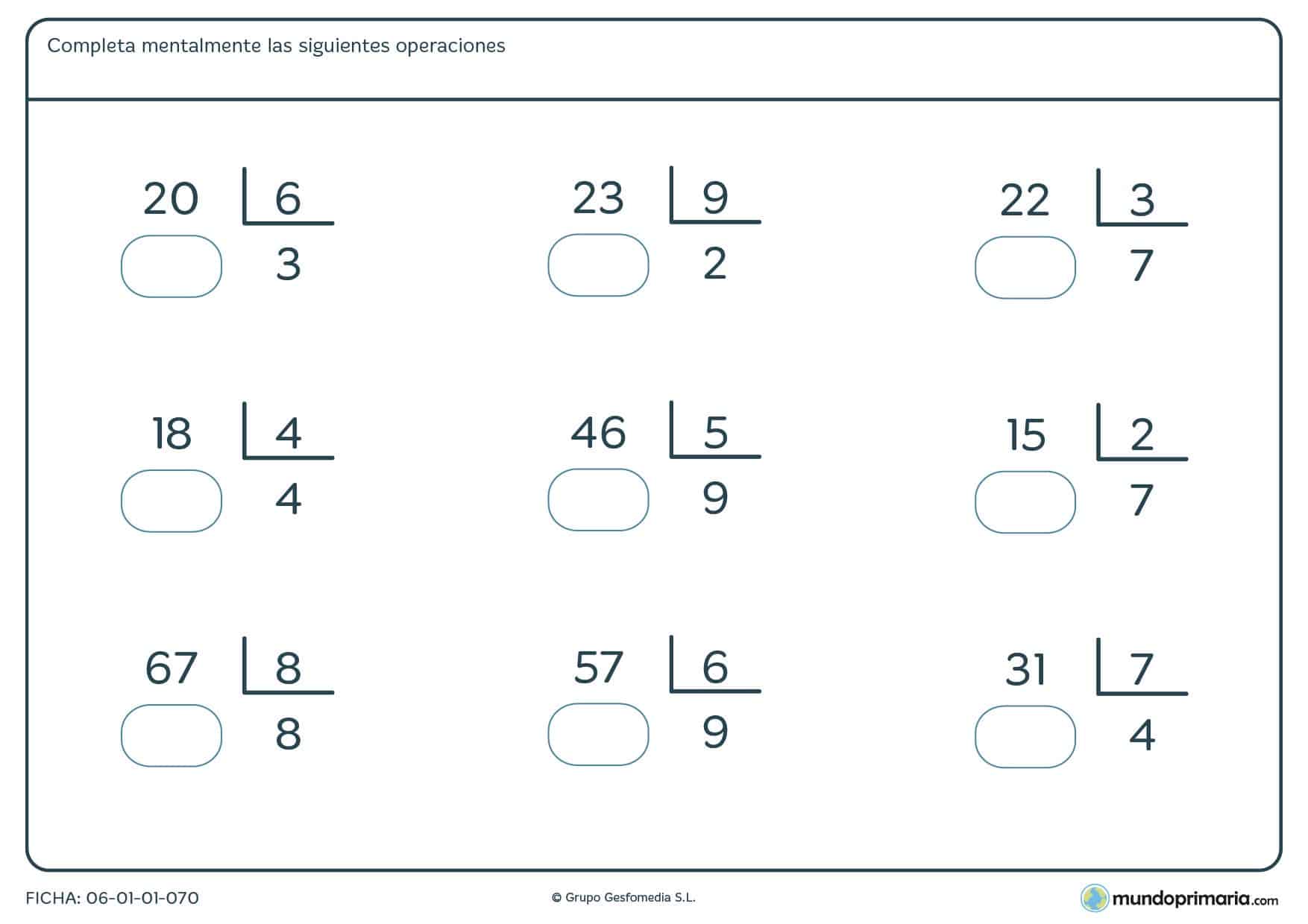 Multiplicacion una cifra