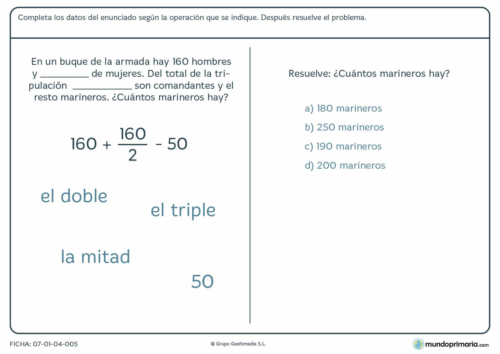 Resolución problemas ejercicios quinto primaria
