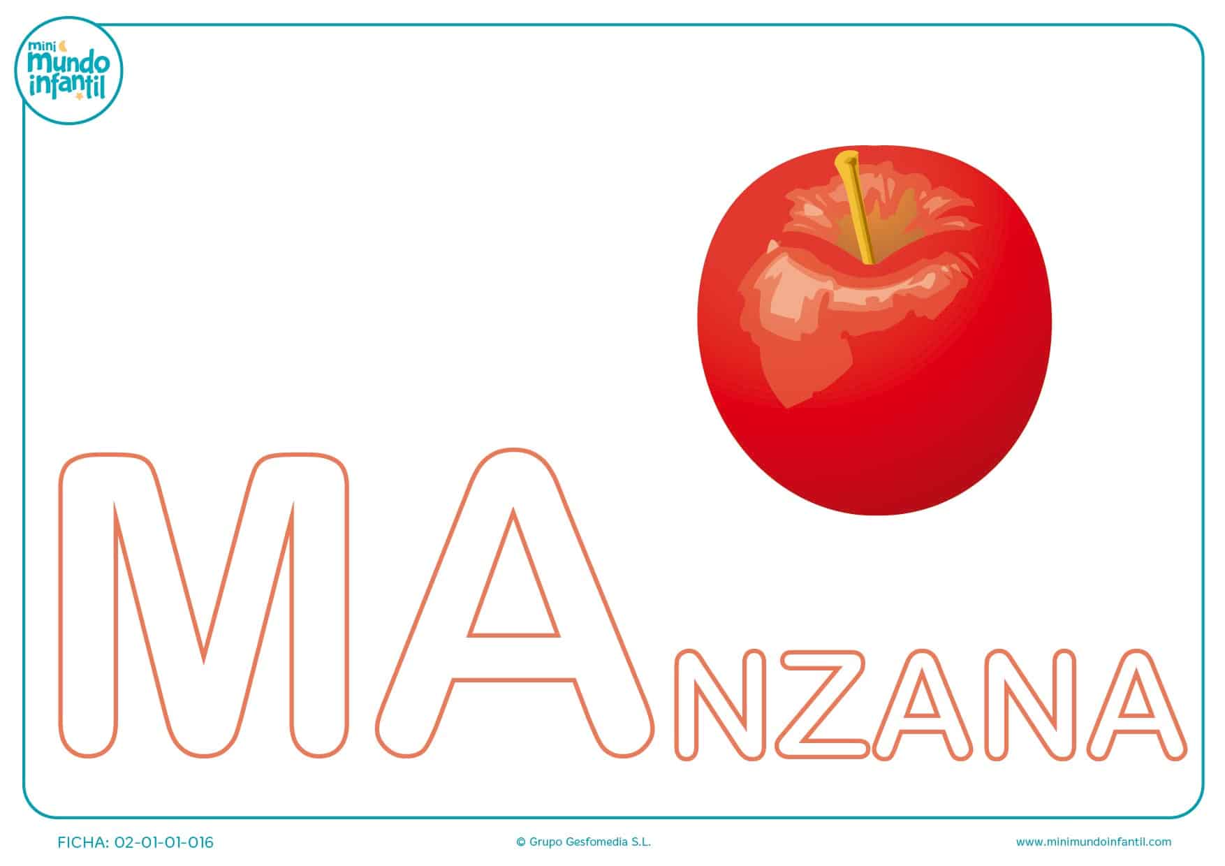 Fichas lectoescritura primaria