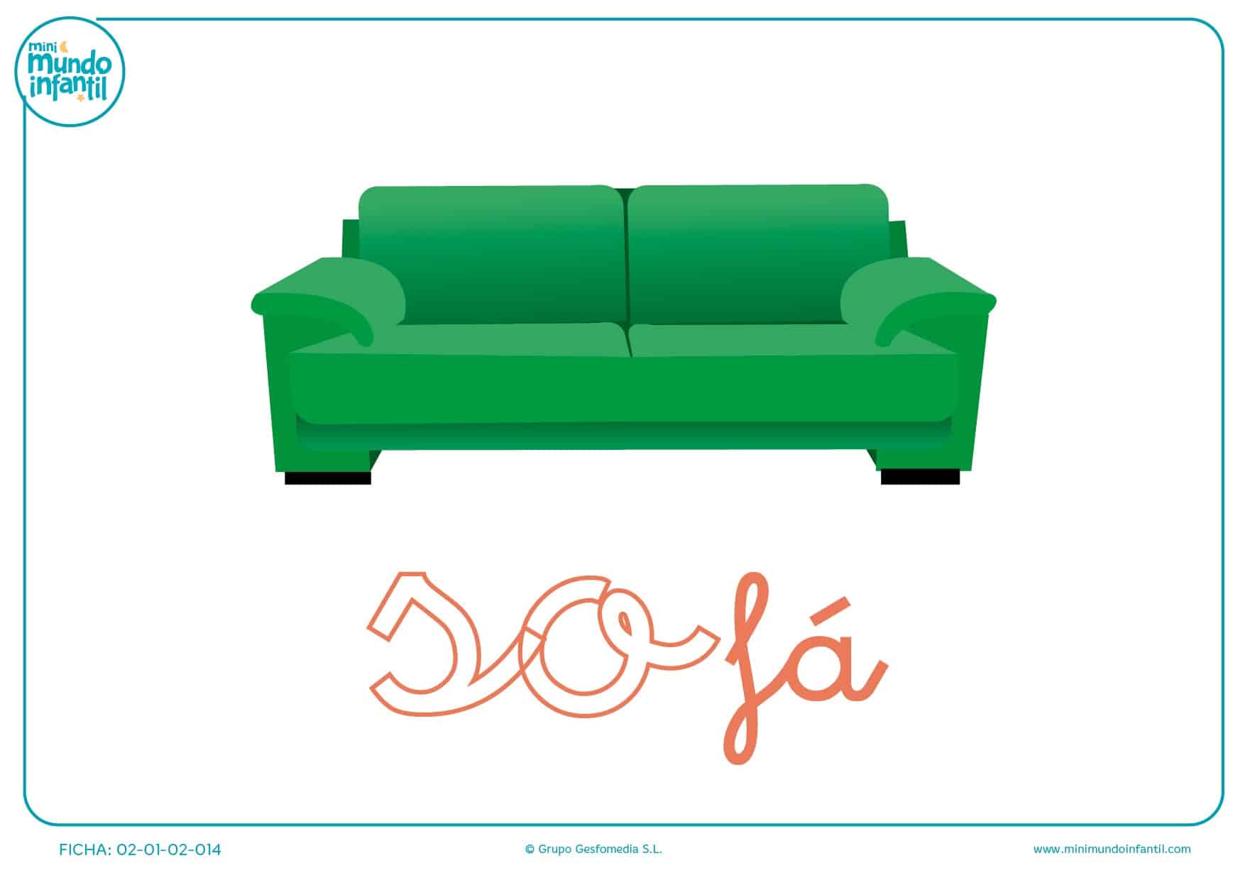 Letras so de sofá en minúsculas para completar