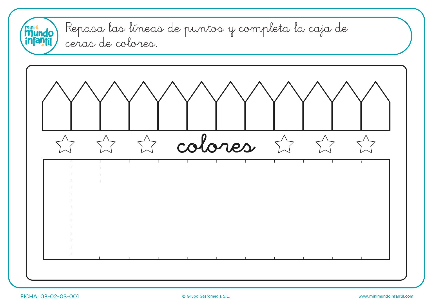Fichas grafomotricidad 5 años para pintar
