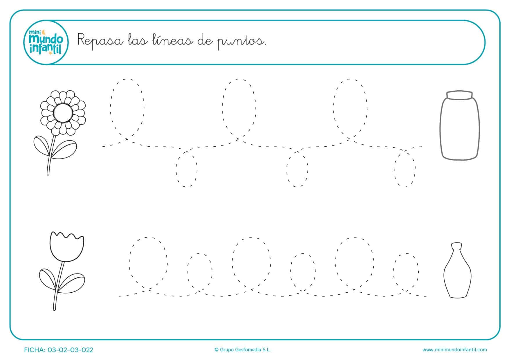 Trazar las líneas onduladas en zigzag y terminar de dibujar el camino