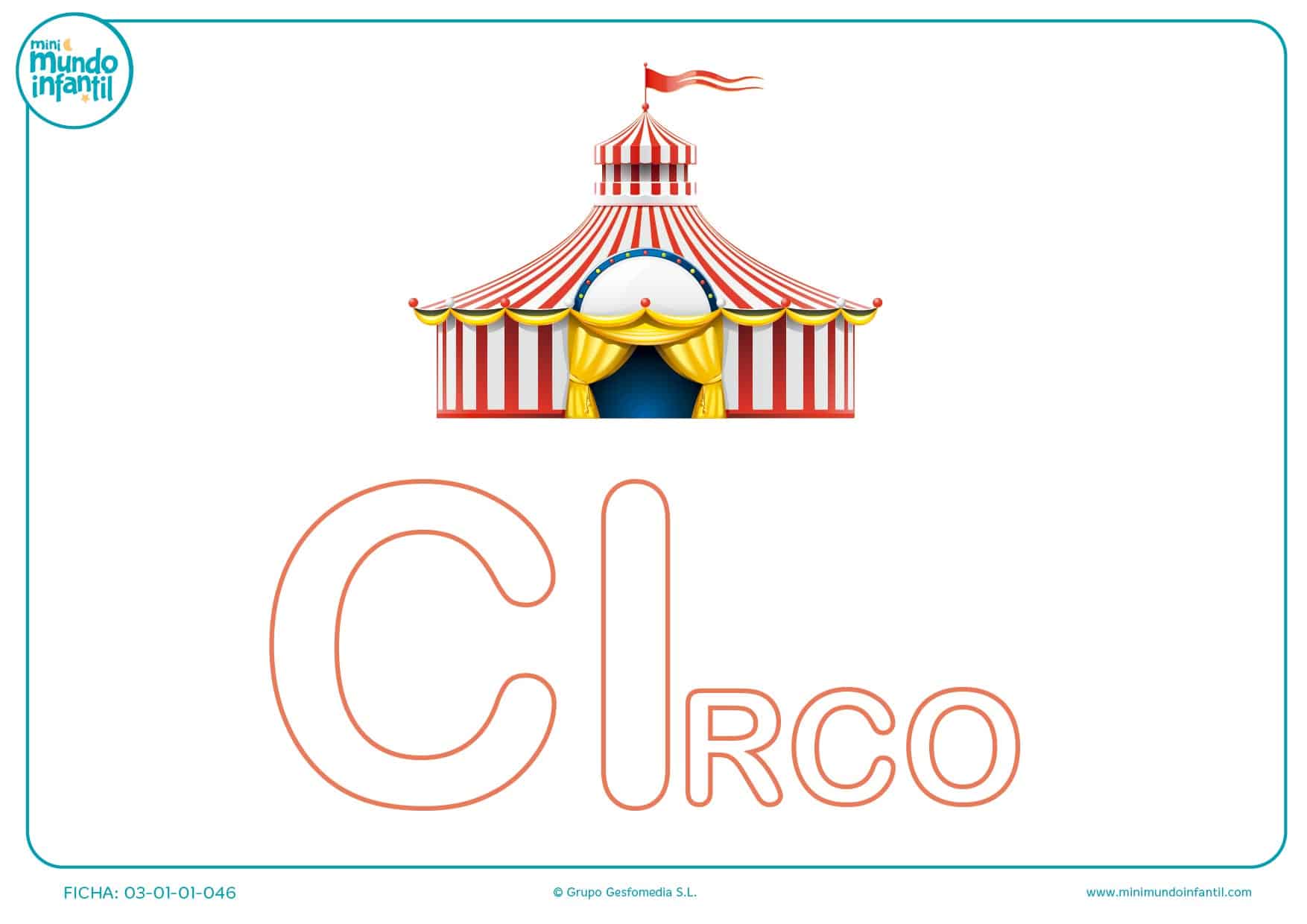 Completar sílaba CI mayúscula de circo