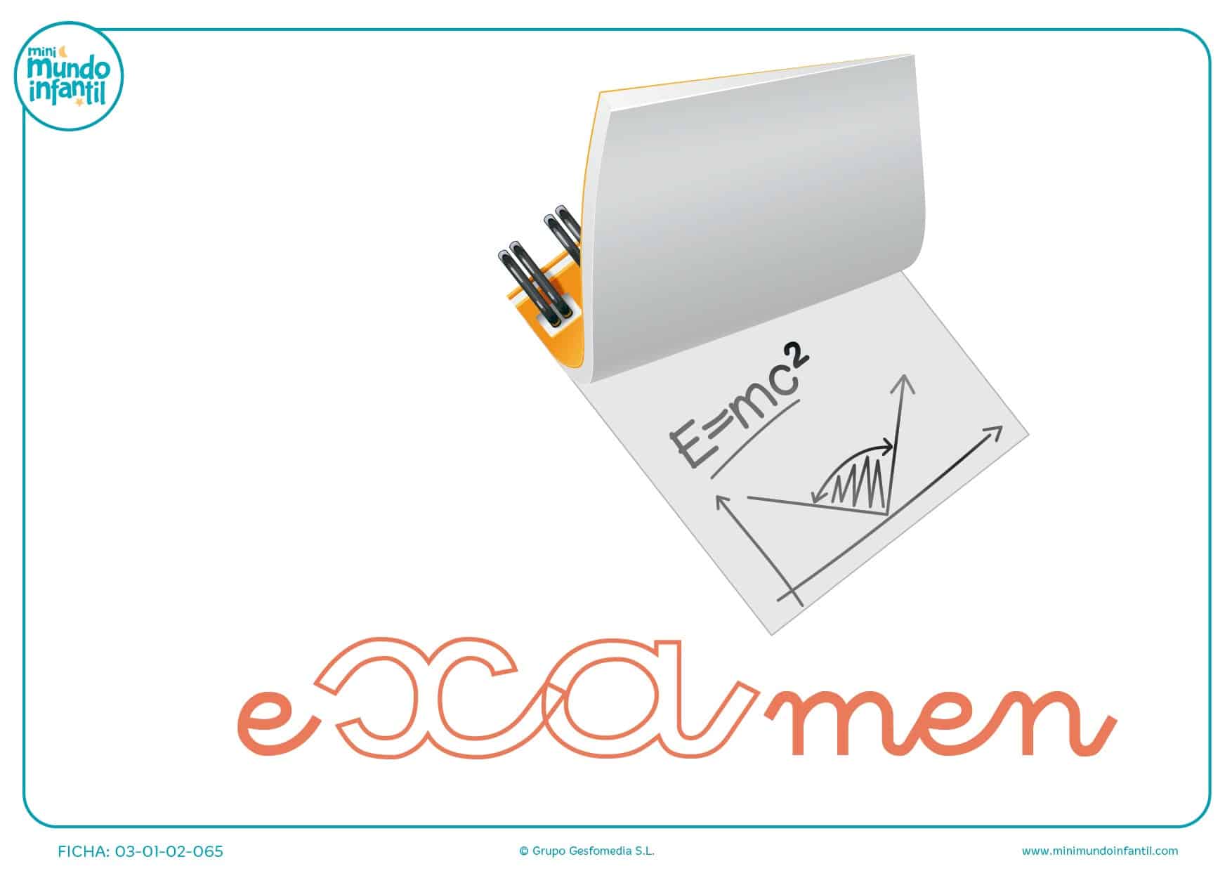 Sílaba XA minúscula de examen para colorear