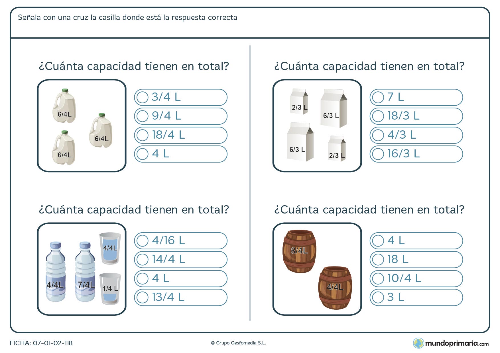 Ficha de cambiar y pasar capacidades para alumnos de Primaria