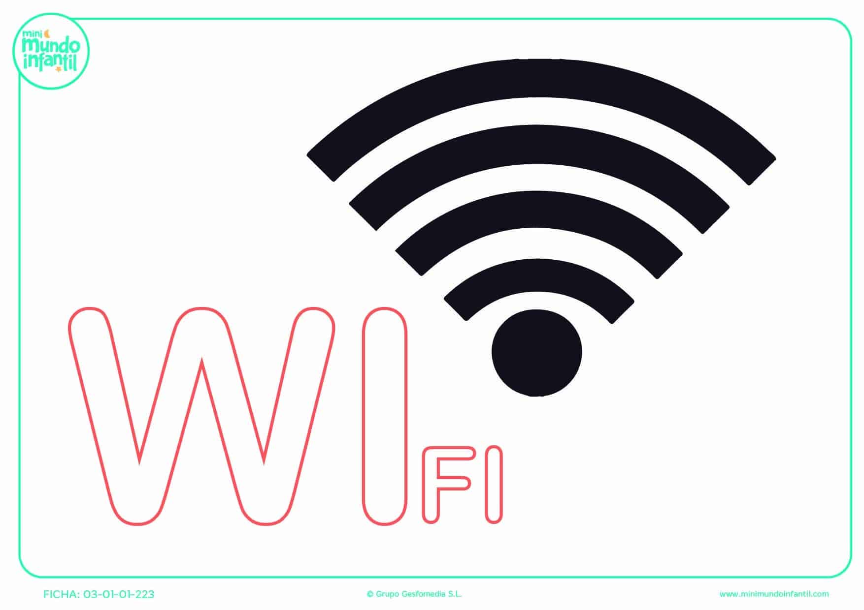 Sílaba WI mayúscula de wifi para rellenar