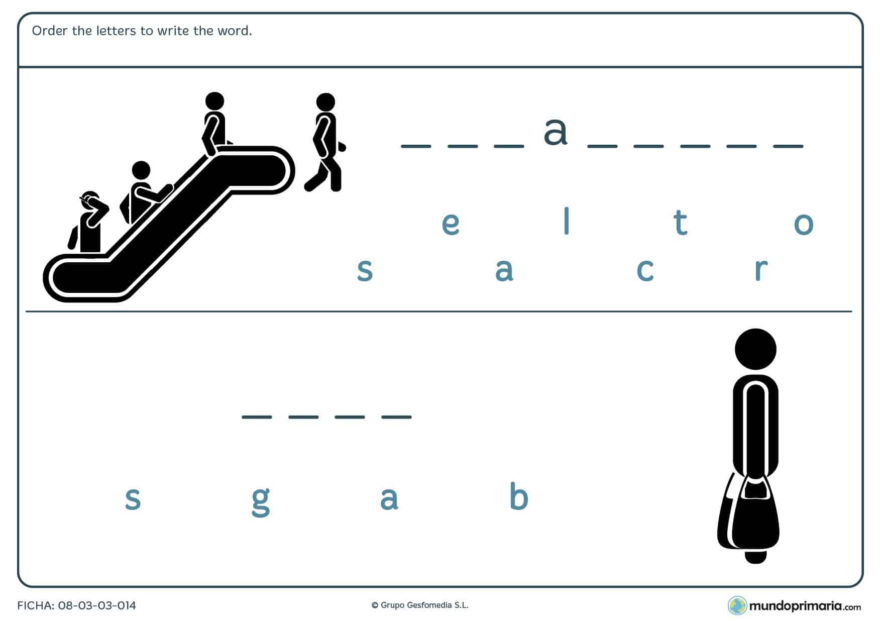 spelling english excercise online