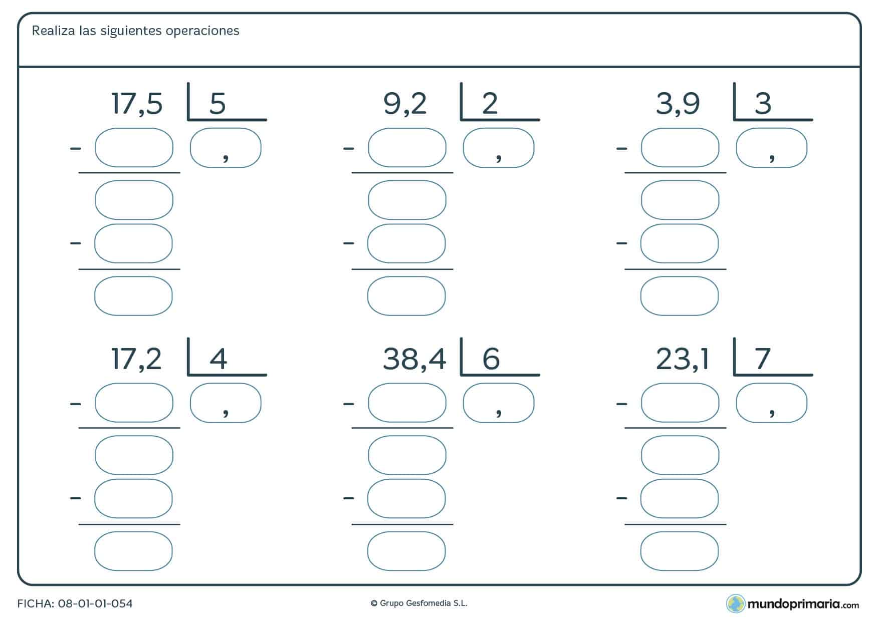 Como hacer divisiones con decimales