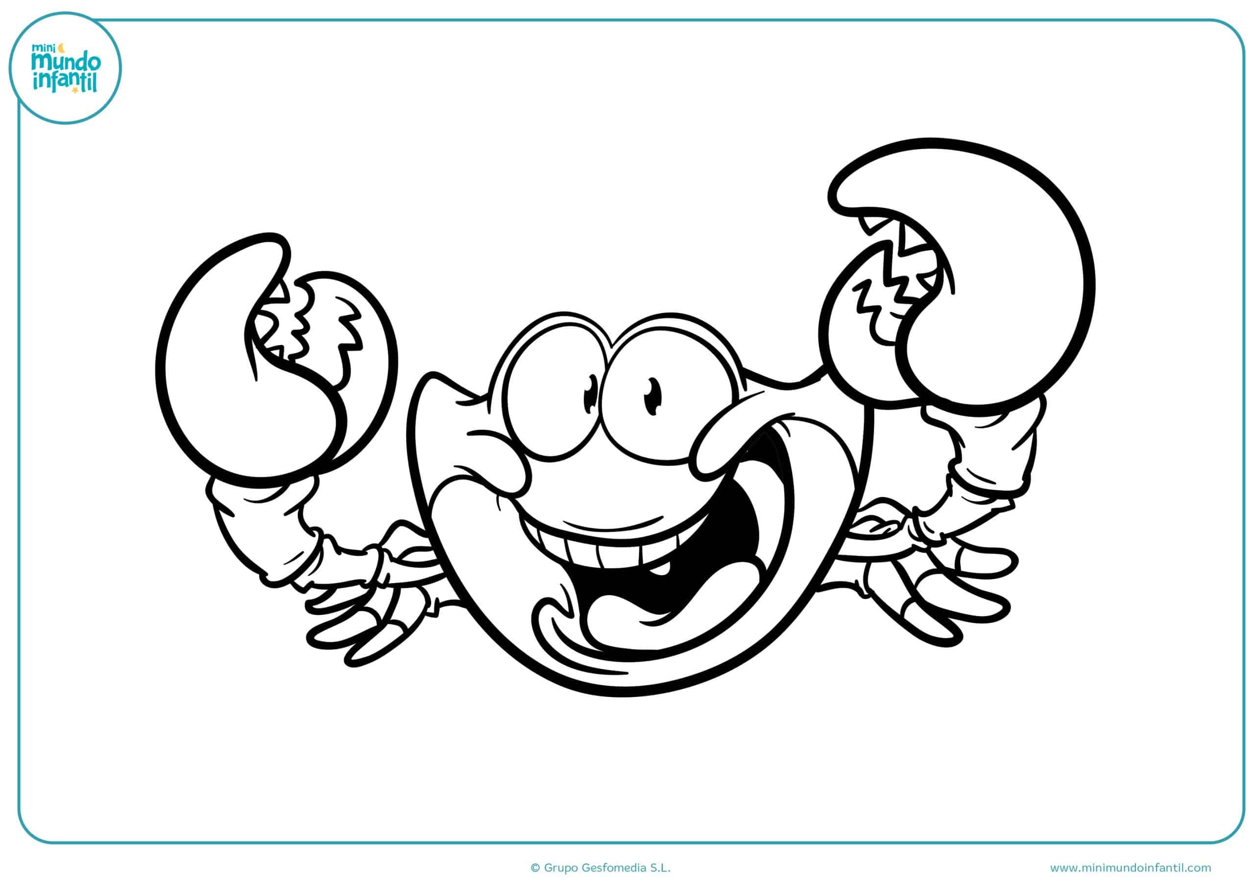 Colorear dibujos animales marinos