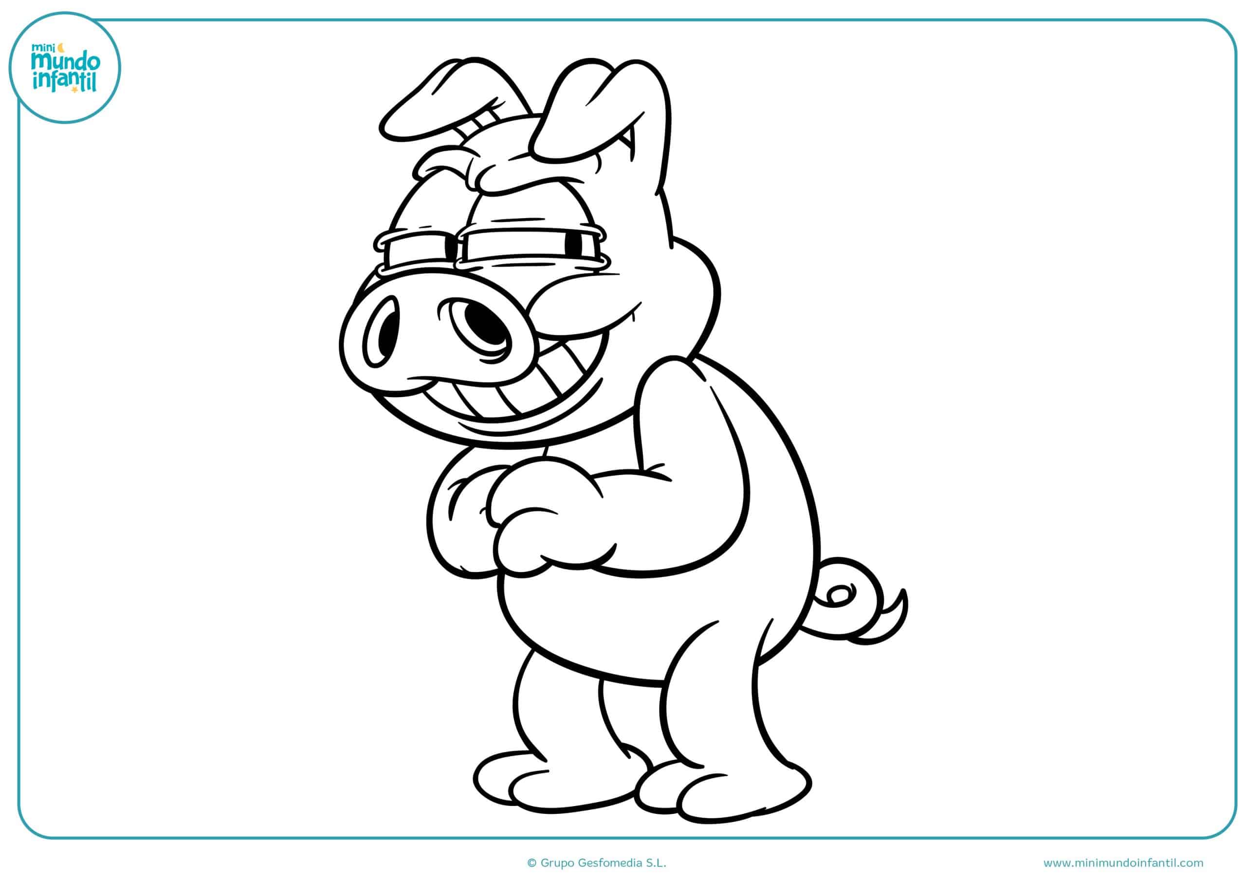 Dibujos de animales de granja para colorear - Mundo Primaria