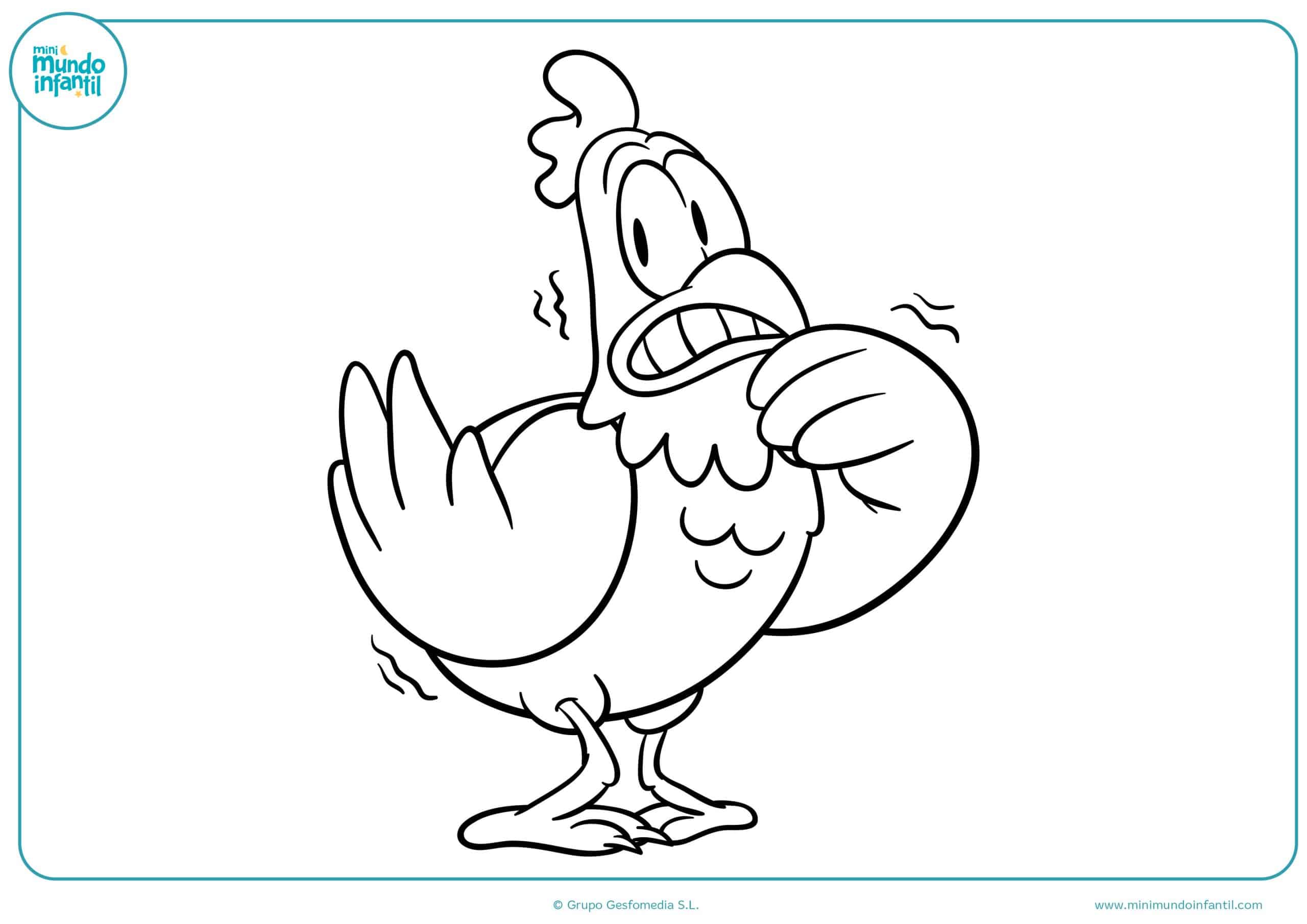 Dibujos de animales de granja para colorear Mundo Primaria