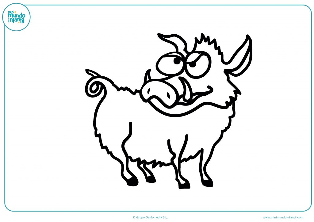 Dibujos de Animales del Bosque para Colorear e Imprimir