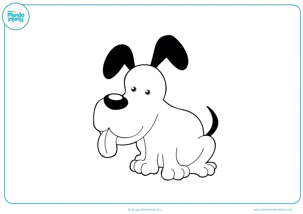 Dibujos de Animales Domésticos para Colorear Imprimir y Pintar