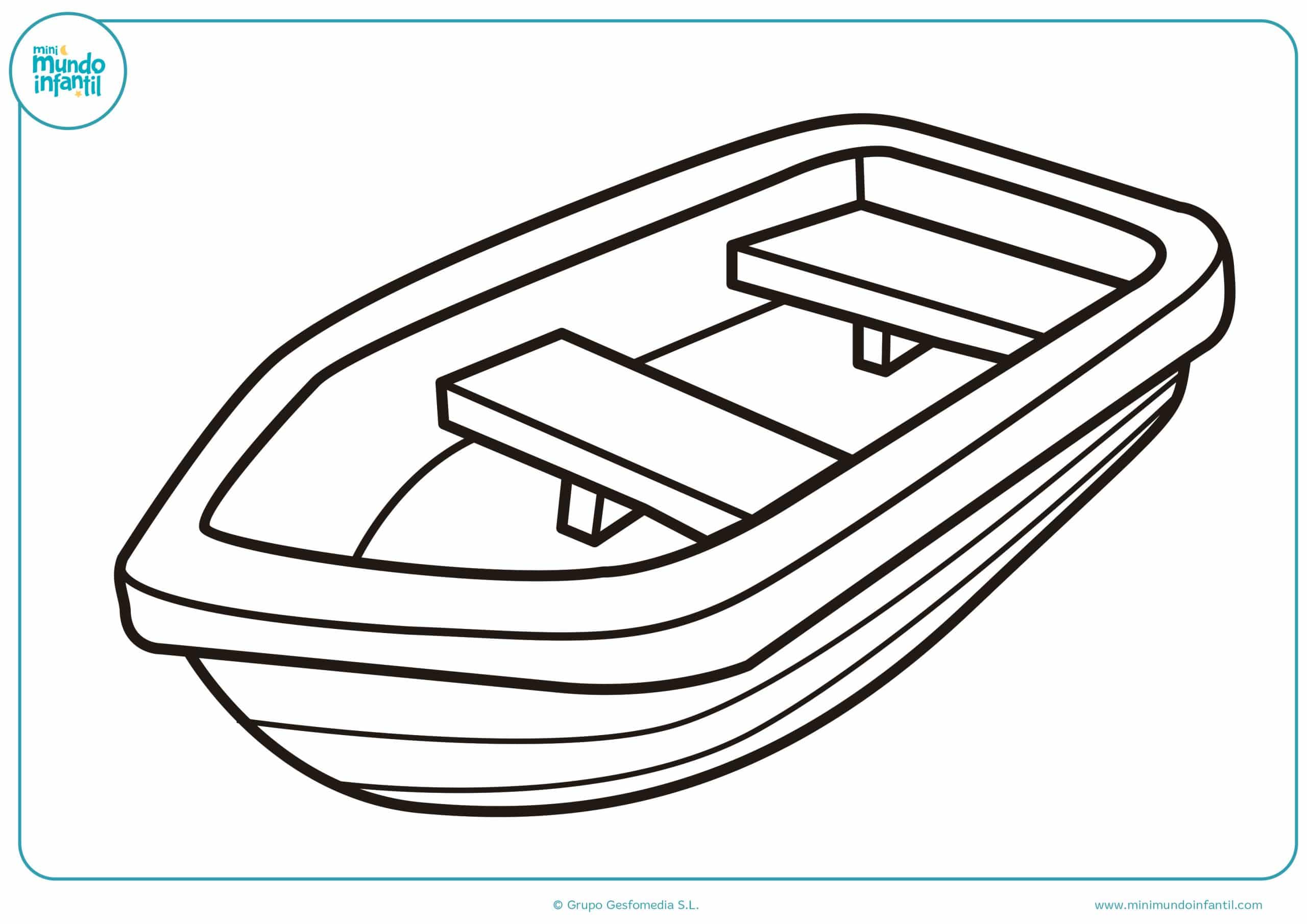 Dibujos para colorear barcos