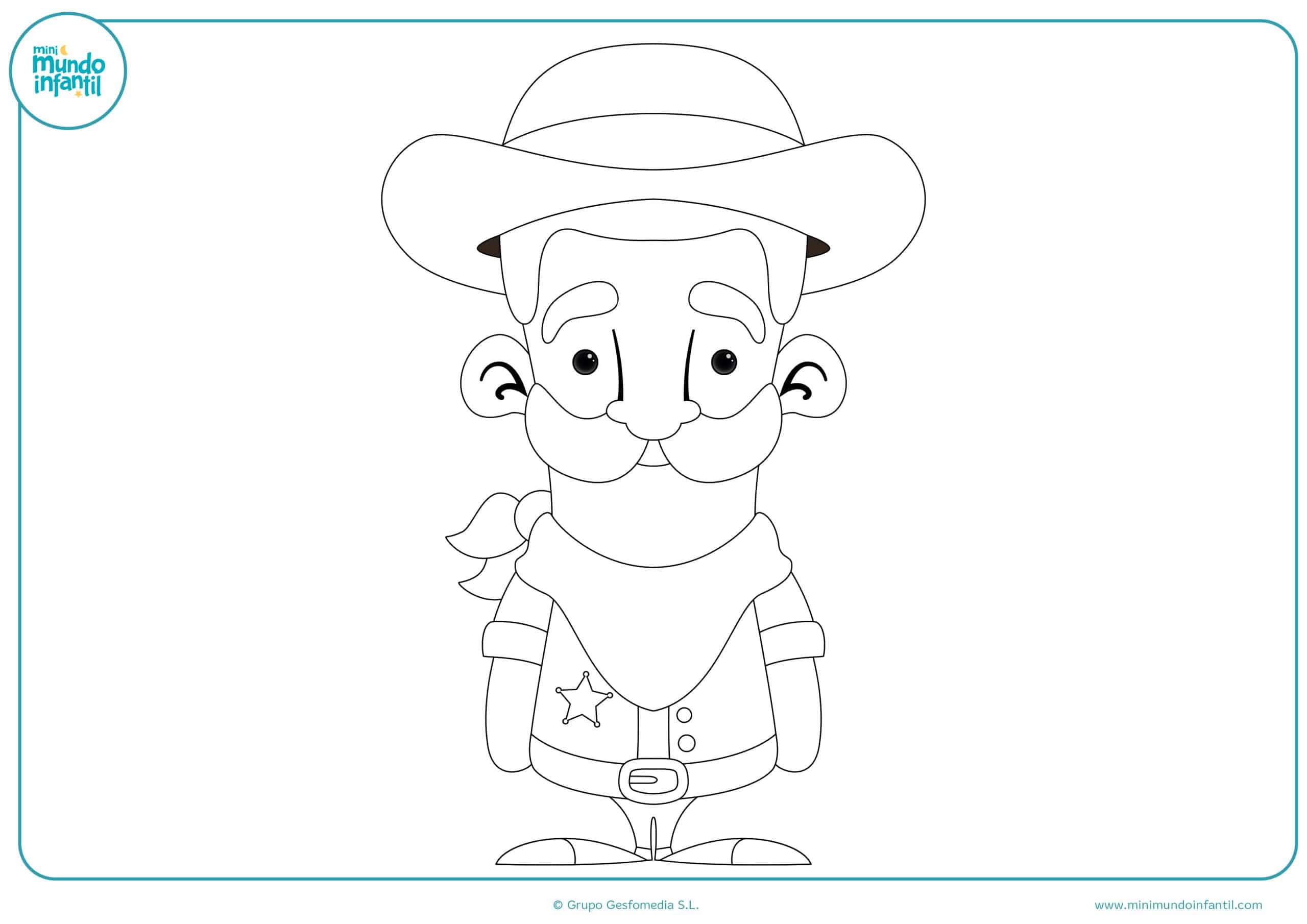 Dibujos colorear profesiones
