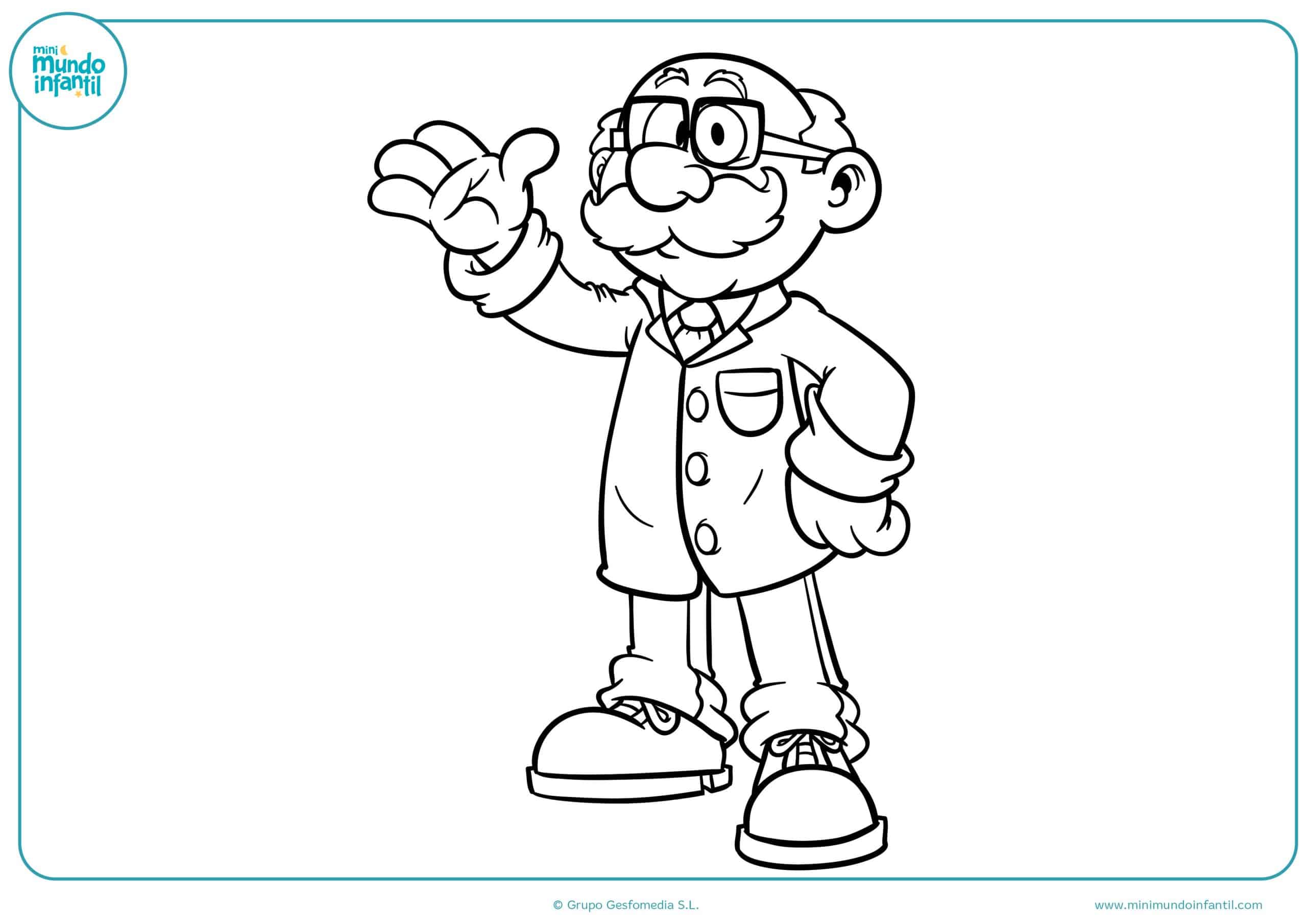 Colorear dibujos profesiones