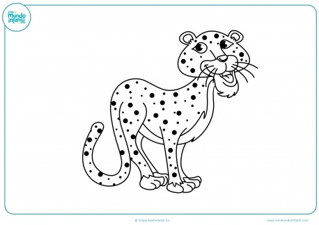 Dibujos de animales de la selva para colorear - Mundo Primaria