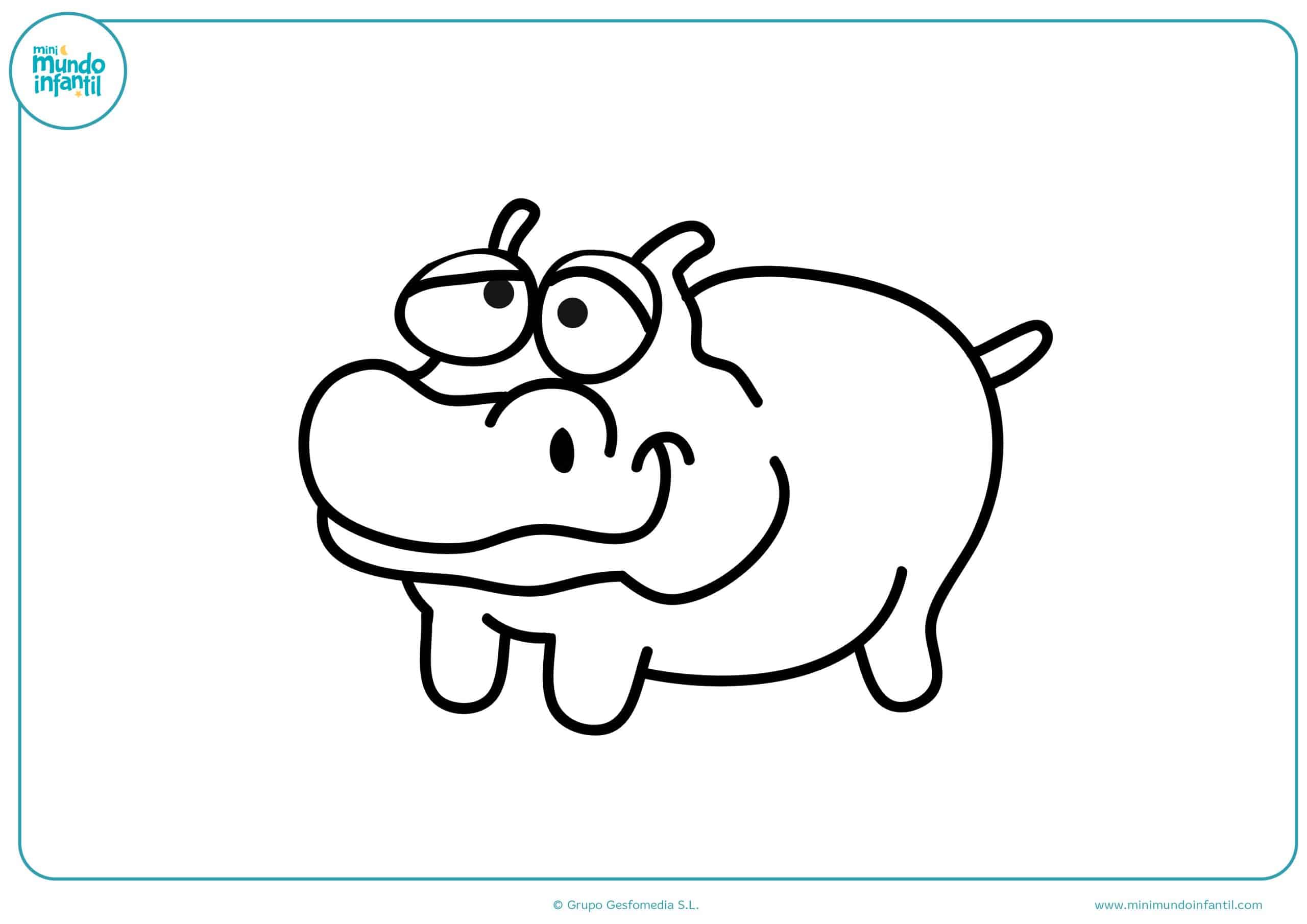 Dibujos colorear animales salvajes niños