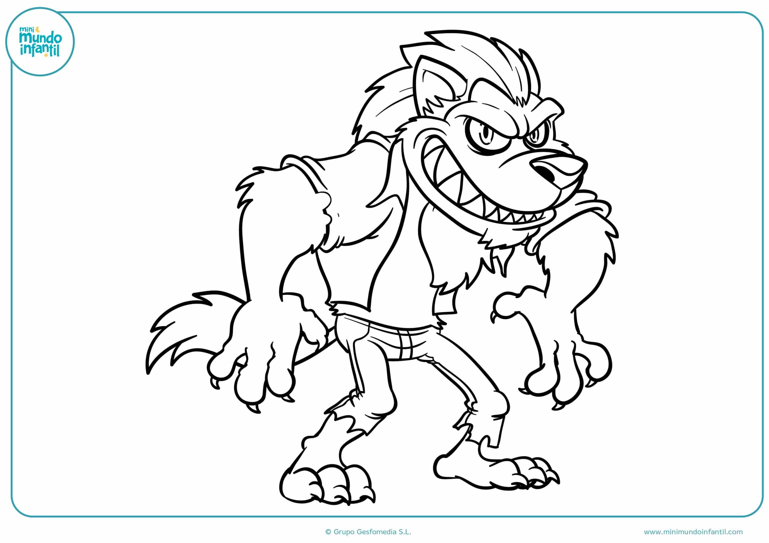 Dibujos monstruos colorear